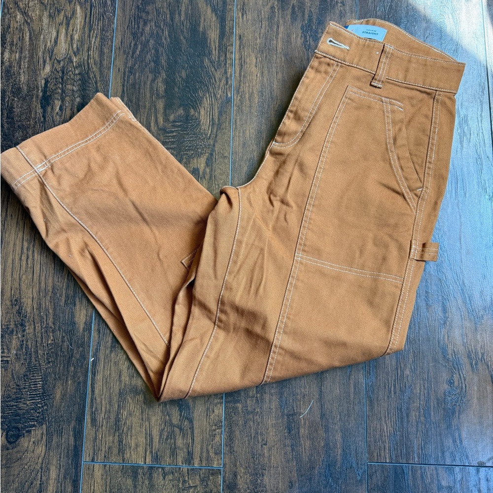 Old Navy Women's Straight Leg Jeans - Brown